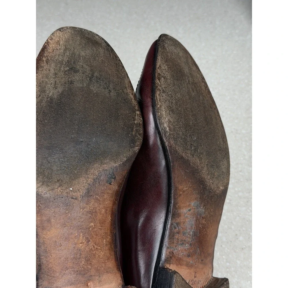 Salvatore Ferragamo Tassel Kiltie Loafers Men's 9 D Leather Dress Shoes